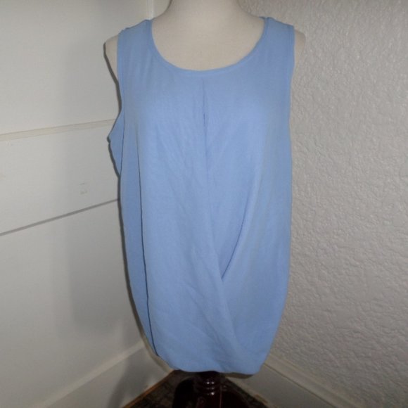DKNY Cross Bodice Sleeveless Top NWT L - Picture 3 of 5